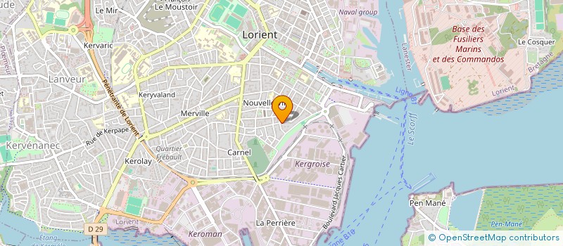 localisation de l'entreprise JBPLF  LORIENT