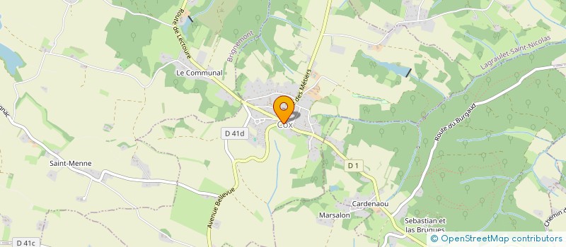 localisation de l'entreprise JBQM COX  COX