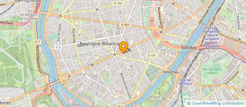 localisation de l'entreprise JBR à BOULOGNE-BILLANCOURT