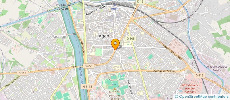 localisation de l'entreprise JBR 47  AGEN