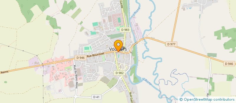 localisation de l'entreprise JBR  VOUZIERS