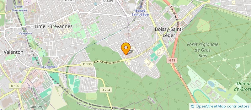 localisation de l'entreprise JBR à LIMEIL-BREVANNES