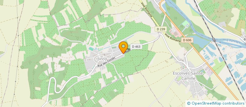 localisation de l'entreprise JBR BATIMENT  JUSSY