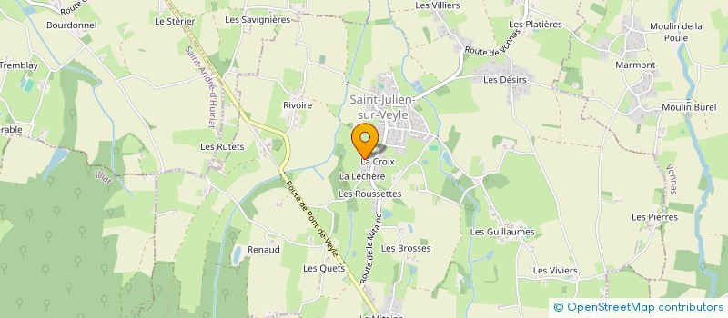 localisation de l'entreprise JBR FAMILY  SAINT-JULIEN-SUR-VEYLE