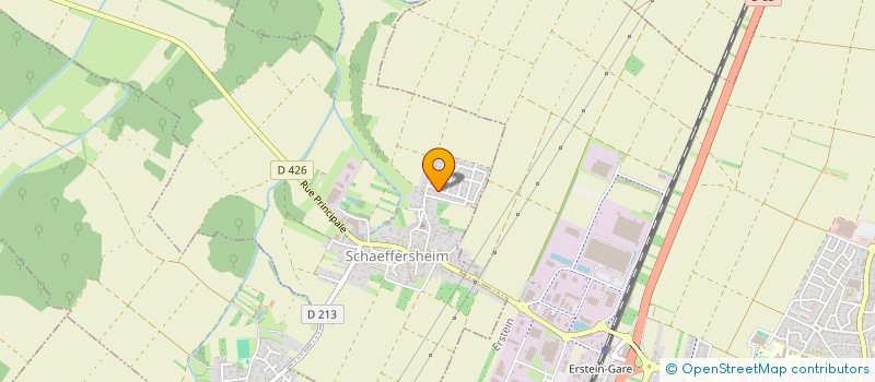 localisation de l'entreprise JBR PEINTURE  SCHAEFFERSHEIM