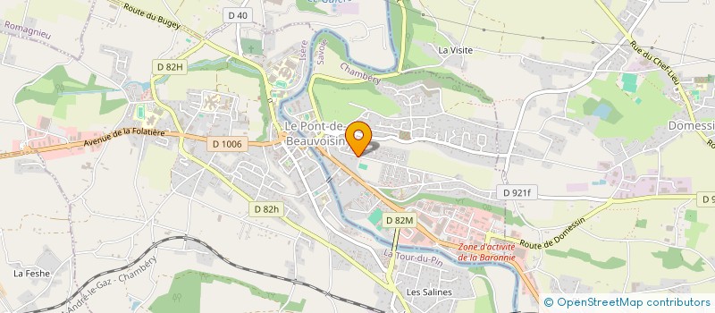 localisation de l'entreprise JBRL ASSURANCES CONSEIL ET PATRIMOINE à LE PONT-DE-BEAUVOISIN