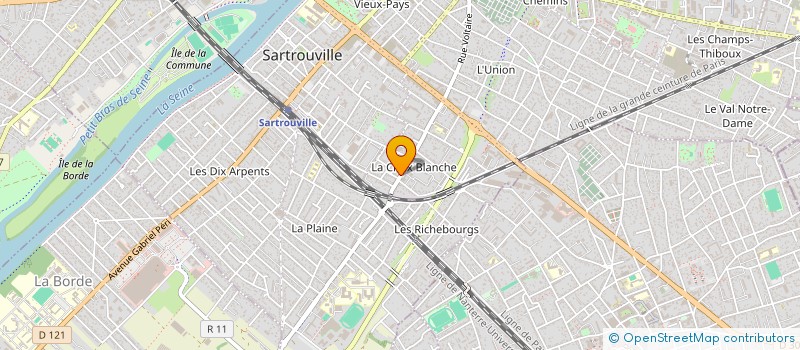 localisation de l'entreprise JBROSSIER HOLDING  SARTROUVILLE