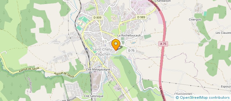 localisation de l'entreprise JBS  SAINT-CHELY-D'APCHER