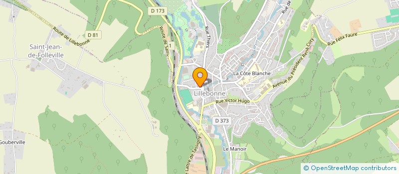 localisation de l'entreprise JBS  LILLEBONNE