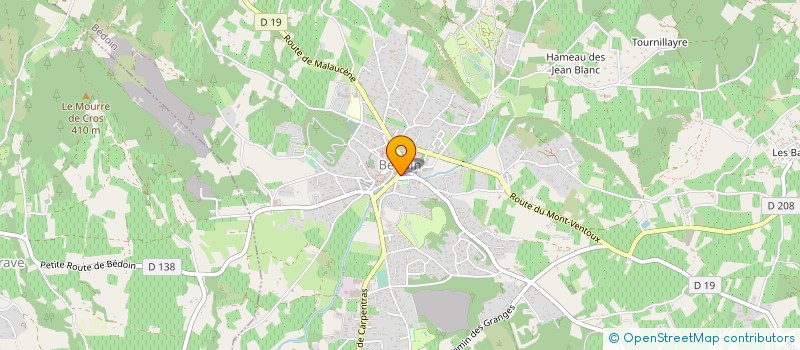 localisation de l'entreprise JBS à BEDOIN