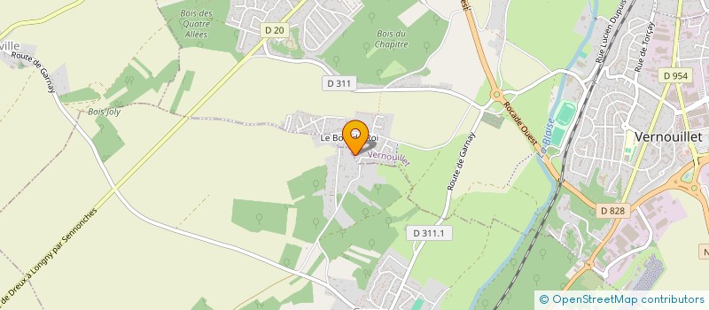 localisation de l'entreprise JBS CONSEILS à VERNOUILLET