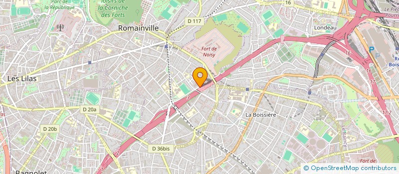 localisation de l'entreprise JBS CONSULTING à ROMAINVILLE