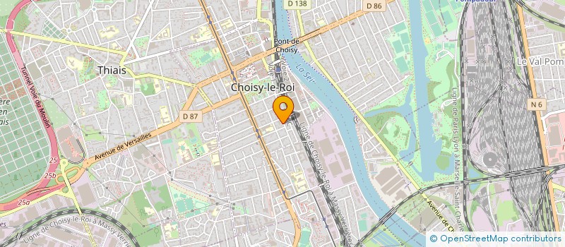 localisation de l'entreprise JBS DISTRIBUTION à CHOISY-LE-ROI