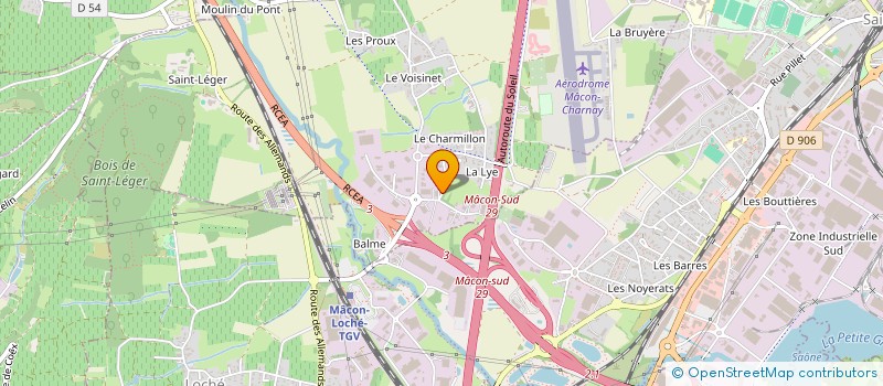localisation de l'entreprise JBS HOLDING à CHARNAY-LES-MACON