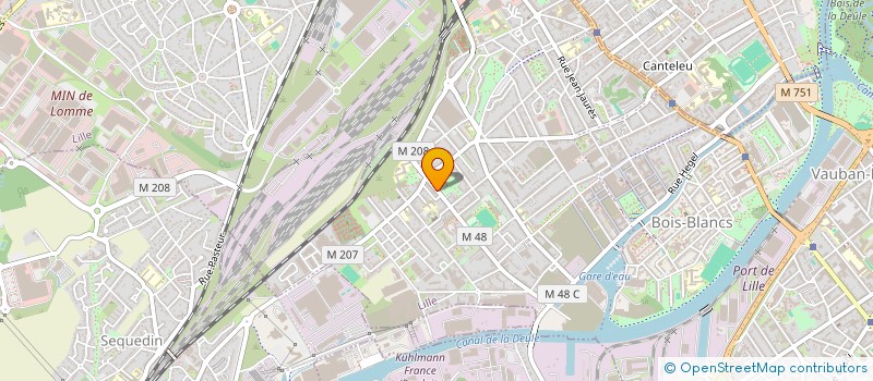 localisation de l'entreprise JBS HOLDING à LILLE