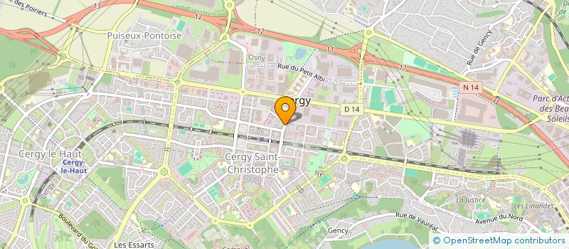 localisation de l'entreprise JBS IMMO  CERGY