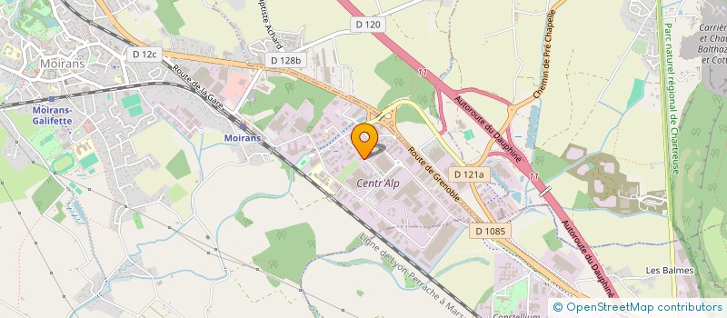 localisation de l'entreprise JBS INVEST  MOIRANS