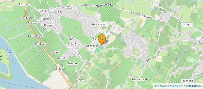 localisation de l'entreprise JBS INVEST  QUINSAC