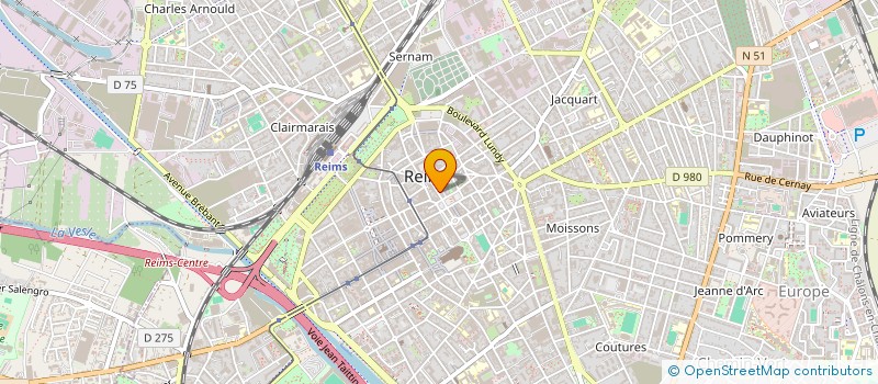 localisation de l'entreprise JBS LAFITTE  REIMS