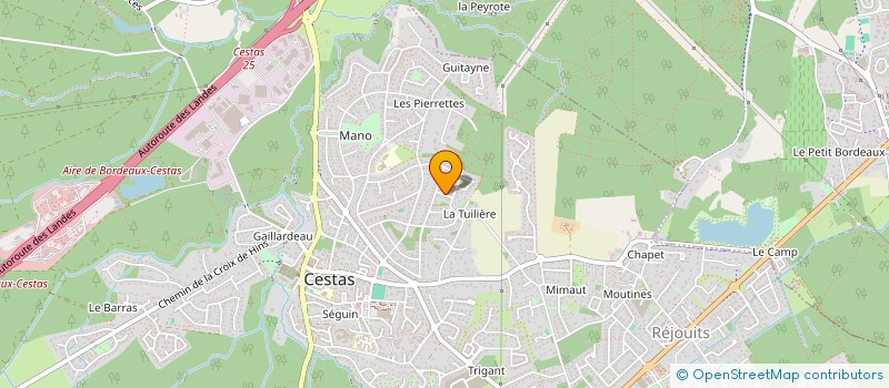 localisation de l'entreprise JBS LEMERCIER  CESTAS