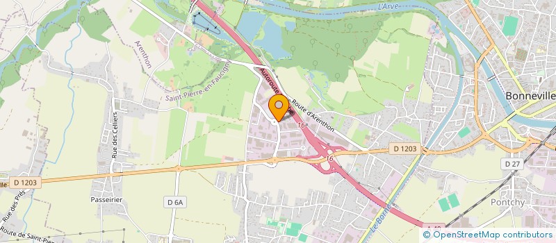 localisation de l'entreprise JBS MAINTENANCE  SAINT-PIERRE-EN-FAUCIGNY