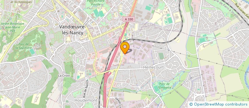 localisation de l'entreprise JBS NANCY SUD à VANDŒUVRE-LES-NANCY