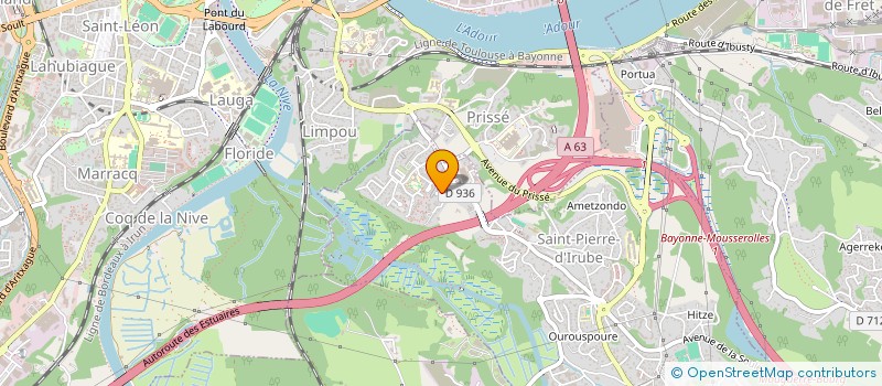 localisation de l'entreprise JBS PAKETO à SAINT-PIERRE-D'IRUBE
