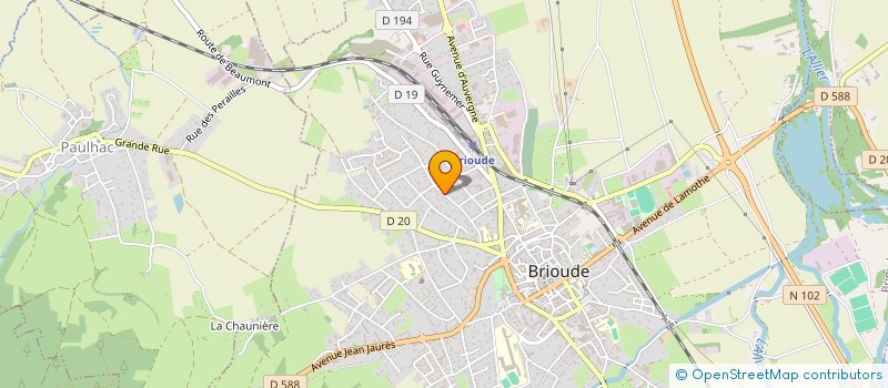 localisation de l'entreprise JBS RENOVATION  BRIOUDE