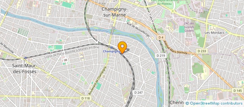 localisation de l'entreprise JBS SOLEIL  SAINT-MAUR-DES-FOSSES