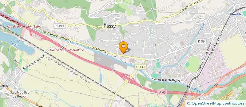 localisation de l'entreprise JBS STORES à PASSY