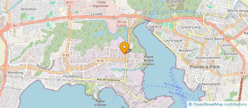 localisation de l'entreprise JBS TROIS-RIVIERES  BAIE-MAHAULT