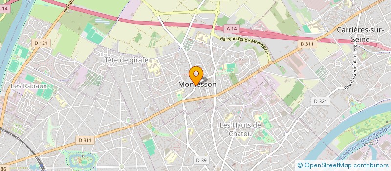 localisation de l'entreprise JBSC à MONTESSON