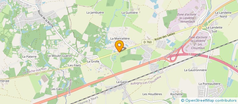 localisation de l'entreprise JBSD APP'VERS à VENANSAULT