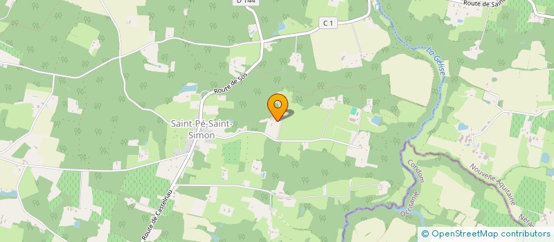 localisation de l'entreprise JBSL IMMO  SAINT-PE-SAINT-SIMON