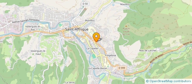 localisation de l'entreprise JBSR à SAINT-AFFRIQUE