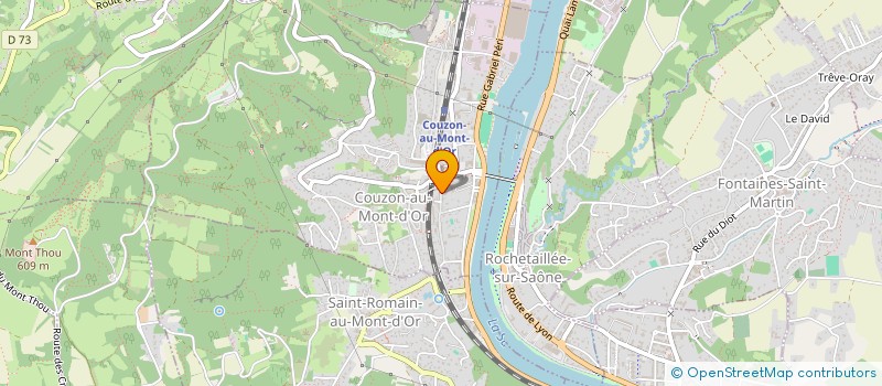 localisation de l'entreprise JBSR INVEST  COUZON-AU-MONT-D'OR