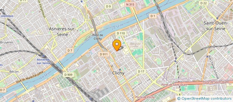 localisation de l'entreprise JBT à CLICHY
