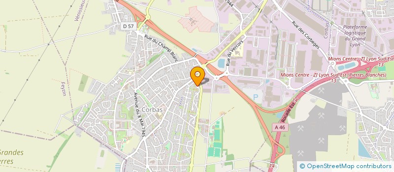 localisation de l'entreprise JBT69 GROUPE JACQUES BRECHET à CORBAS