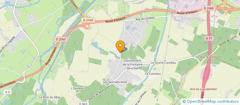 localisation de l'entreprise JBTP à CHEVILLON-SUR-HUILLARD