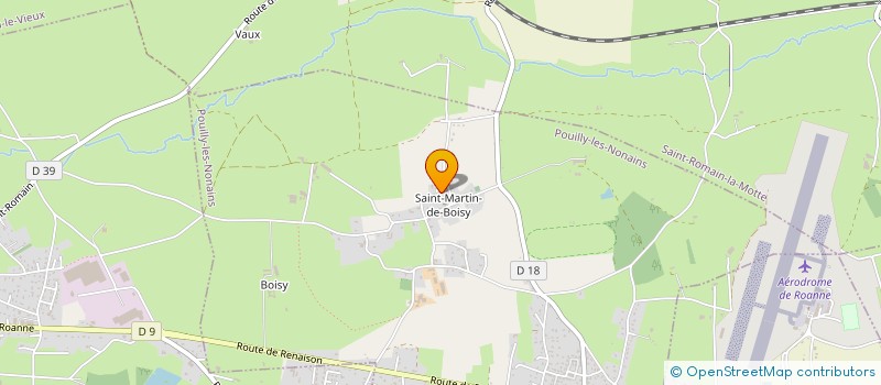 localisation de l'entreprise JBTP à POUILLY-LES-NONAINS