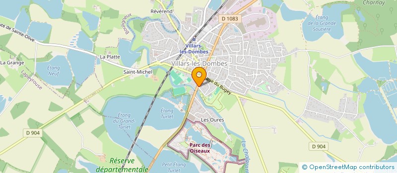 localisation de l'entreprise JBV à VILLARS-LES-DOMBES