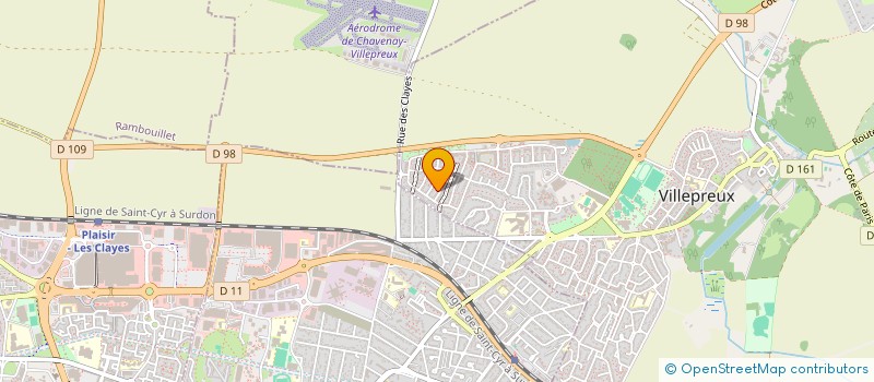 localisation de l'entreprise JBV CONSULTING  VILLEPREUX