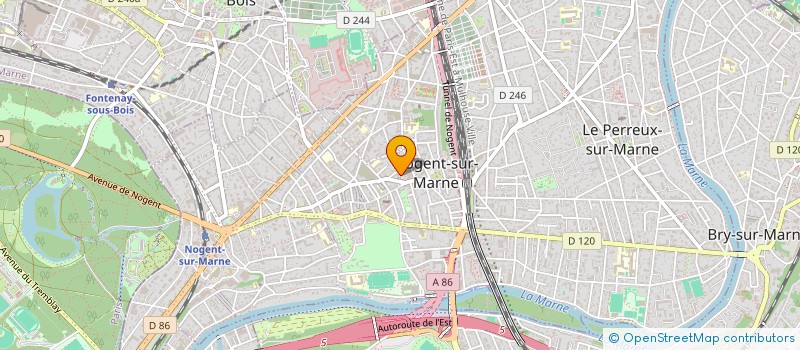 localisation de l'entreprise JBVC  NOGENT-SUR-MARNE