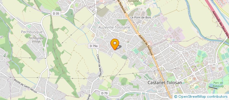 localisation de l'entreprise JBVVR  AUZEVILLE-TOLOSANE
