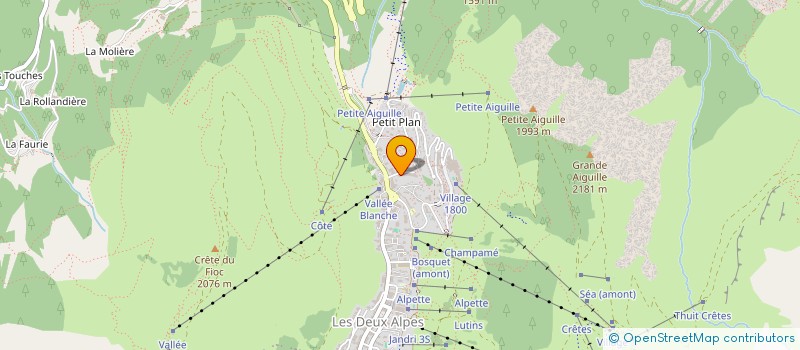 localisation de l'entreprise JBX  LES DEUX ALPES