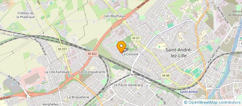 localisation de l'entreprise JBX-SIGNATURE à LAMBERSART