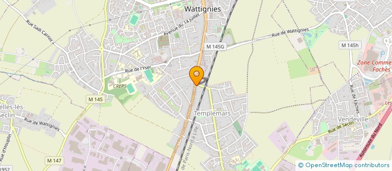 localisation de l'entreprise JBYTEMPLE  TEMPLEMARS