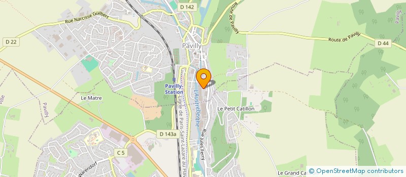 localisation de l'entreprise JBZ HOLDING  PAVILLY