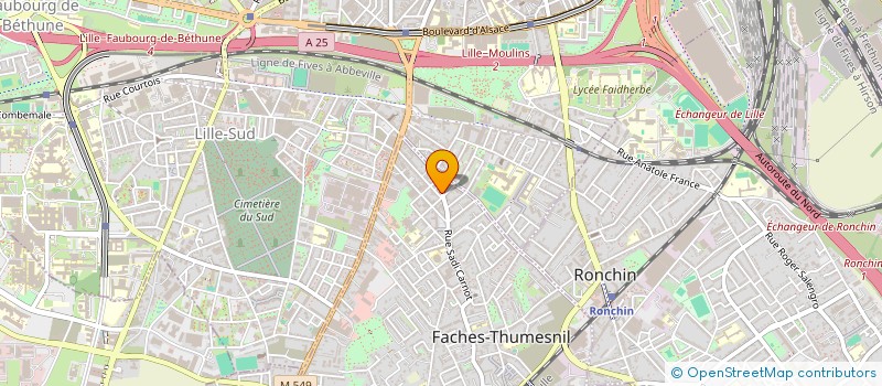 localisation de l'entreprise JC 2 à FACHES-THUMESNIL