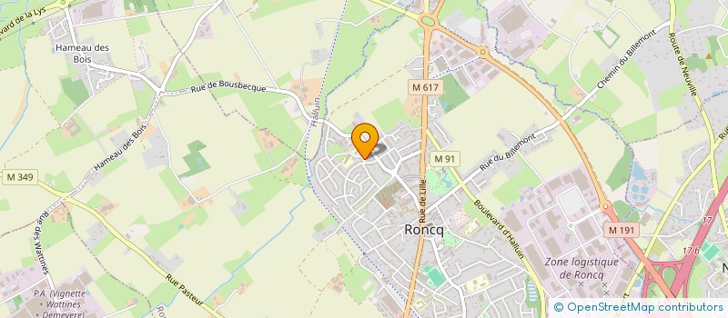 localisation de l'entreprise JC à RONCQ